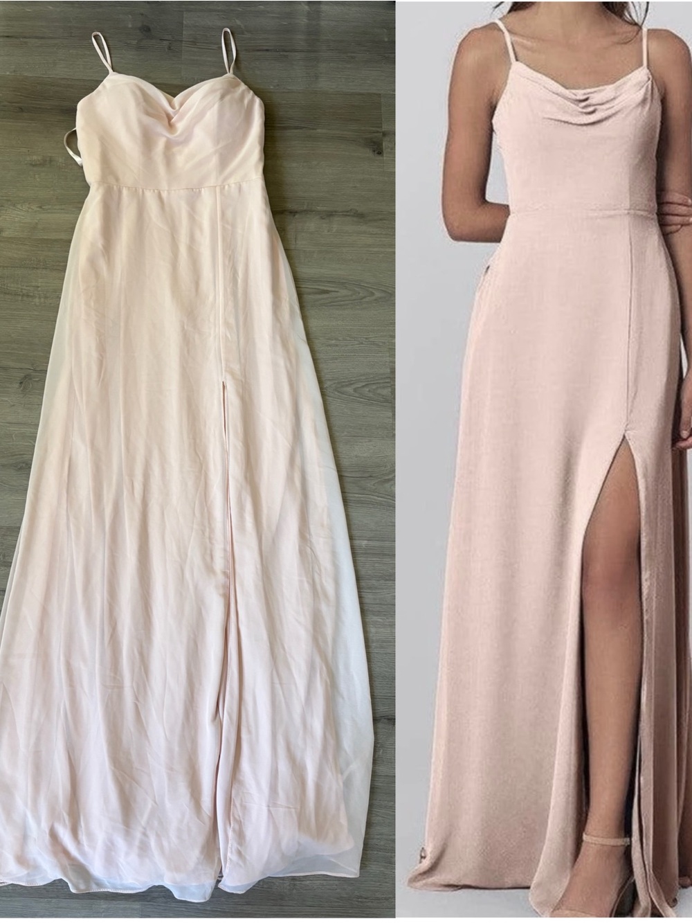 NWT Kennedy Blue Felicity Dress Size 6 Blush Bridesmaid Maxi